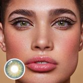 Lentes de contacto de color verde oscuro Lazuli